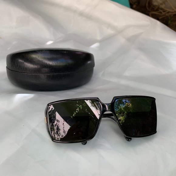 Black Christian Dior Monsieur Sunglasses